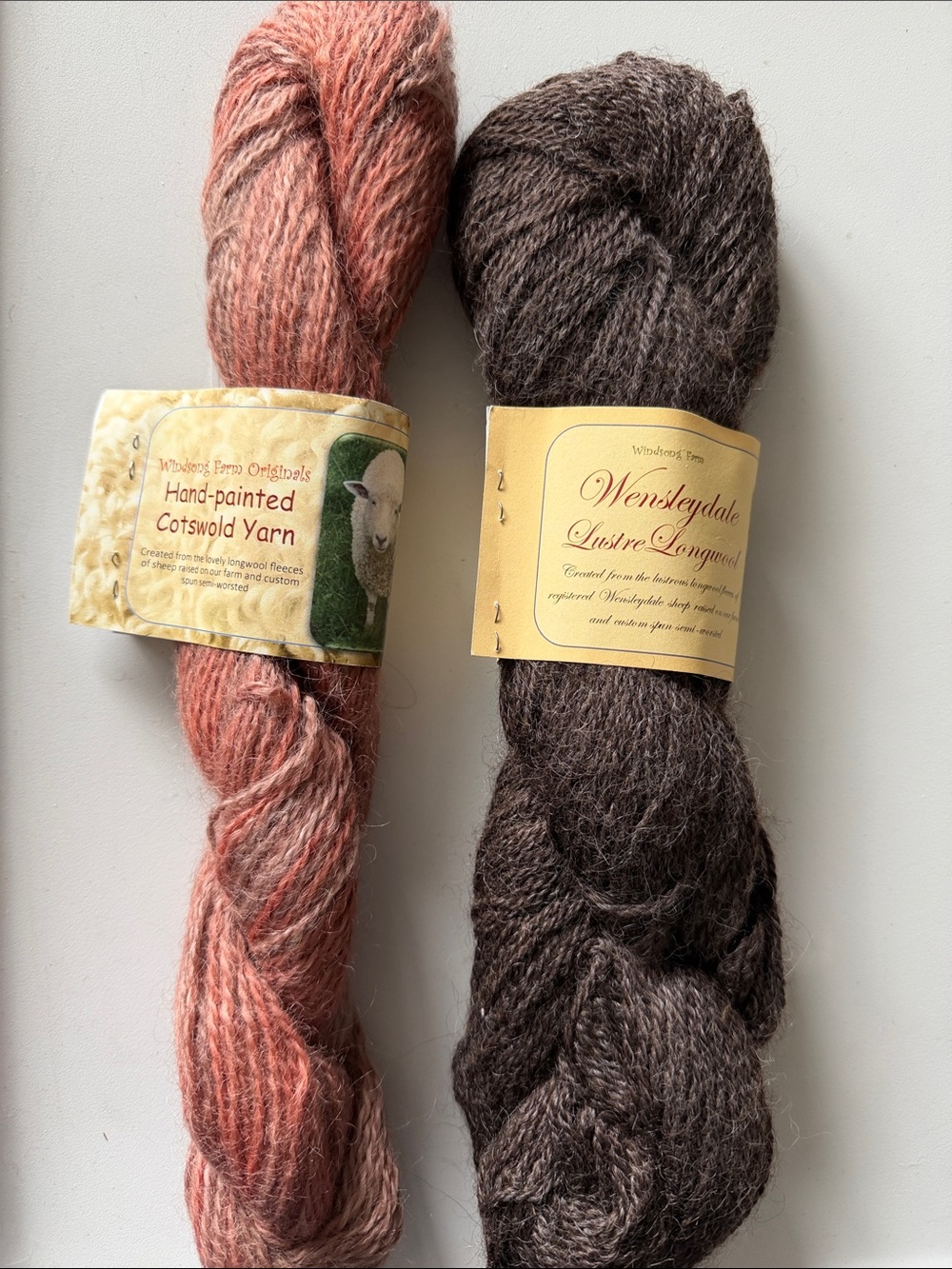 Wensleydale &Cotswold Wool yarn